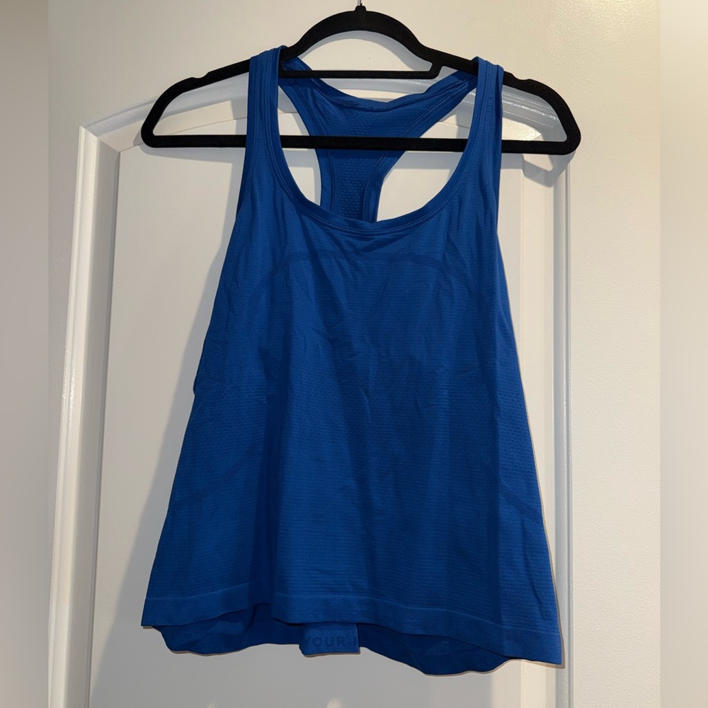 Lululemon Swiftly Tech Blue Racerback Tank Top